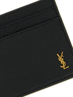 Saint Laurent Black Calfskin Cardholder Saint Laurent