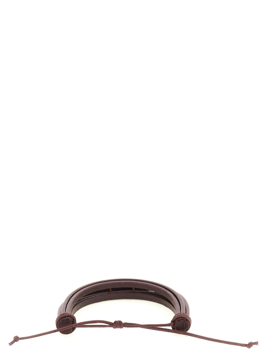 Saint Laurent Bordeaux Lamb Leather Bracelet Saint Laurent