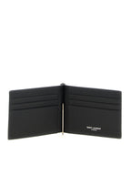 Saint Laurent Black Calfskin Money Clip Saint Laurent