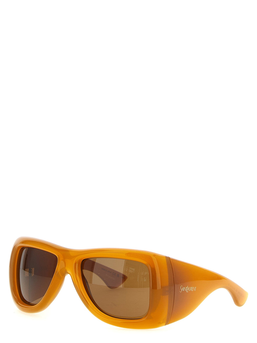 Saint Laurent Orange Acetate Sunglasses Saint Laurent