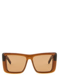 Saint Laurent Brown Acetate Sunglasses Saint Laurent