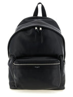 Saint Laurent Black Calfskin Backpack Saint Laurent