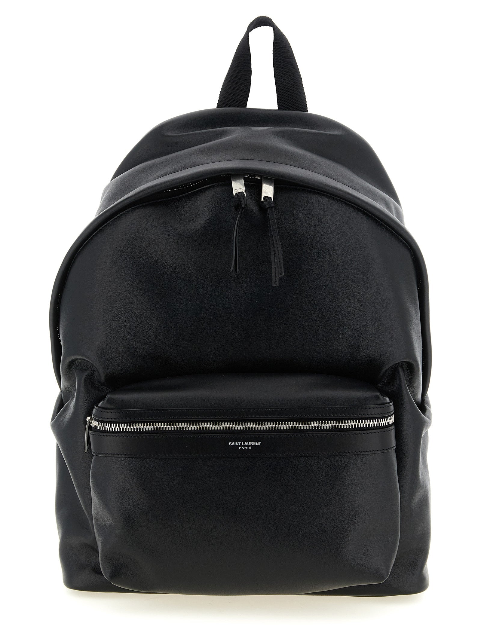 Saint Laurent Black Calfskin Backpack Saint Laurent