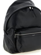 Saint Laurent Black Calfskin Backpack Saint Laurent