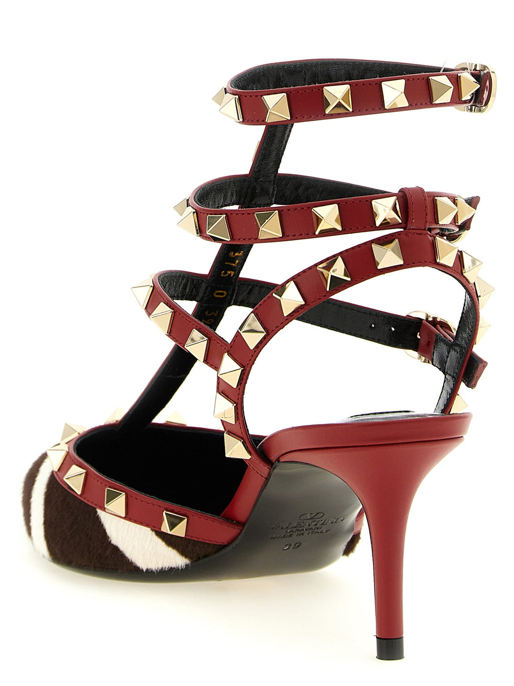 Valentino Garavani Multicolor Calfskin Mid Heel Pumps Valentino Garavani