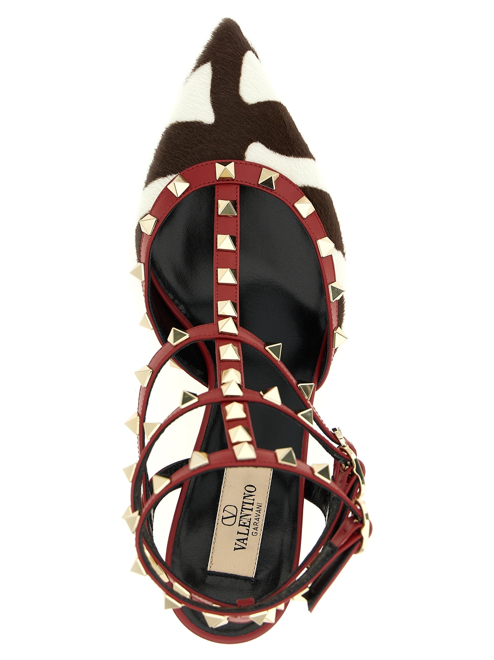 Valentino Garavani Multicolor Calfskin Mid Heel Pumps Valentino Garavani