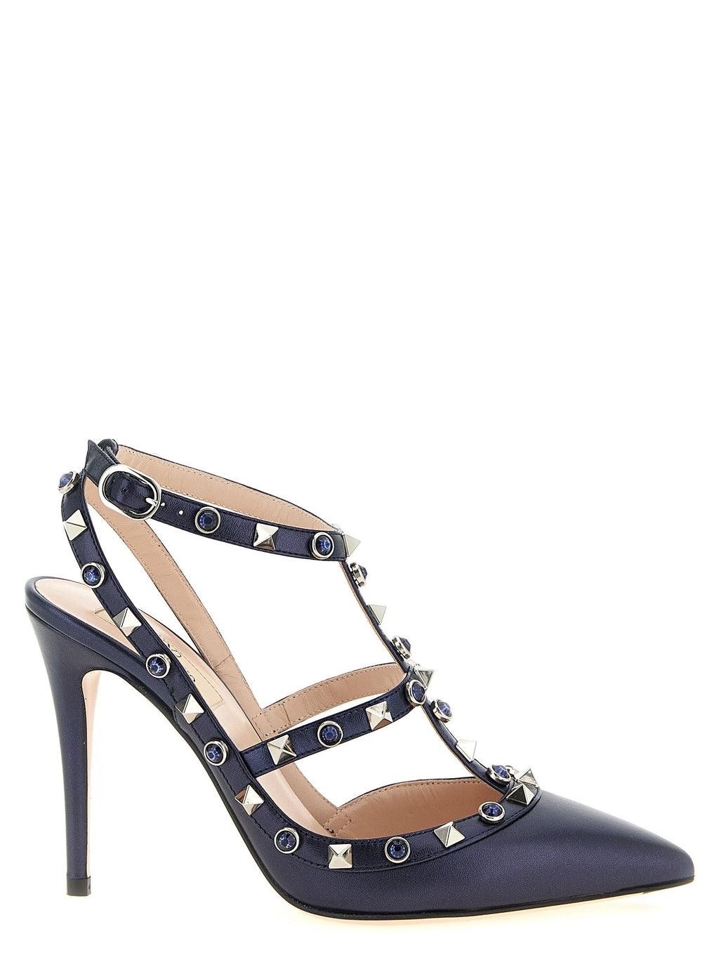Valentino Garavani Blue Goatskin High Heel Pumps Valentino Garavani