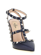 Valentino Garavani Blue Goatskin High Heel Pumps Valentino Garavani