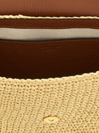 Valentino Garavani Brown Viscose Shoulder Bag Valentino Garavani