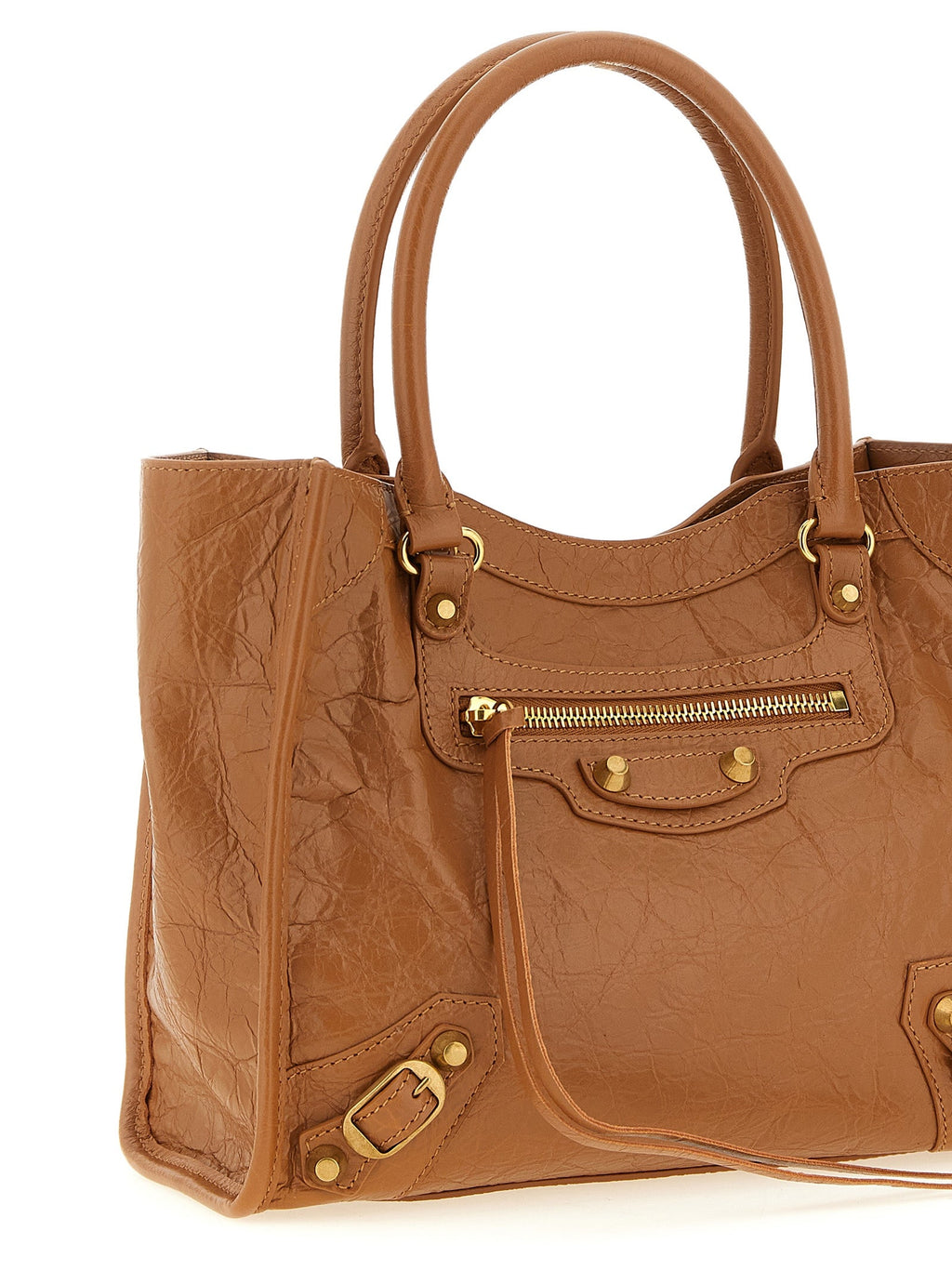 Balenciaga Brown Lamb Leather Tote Bag Balenciaga