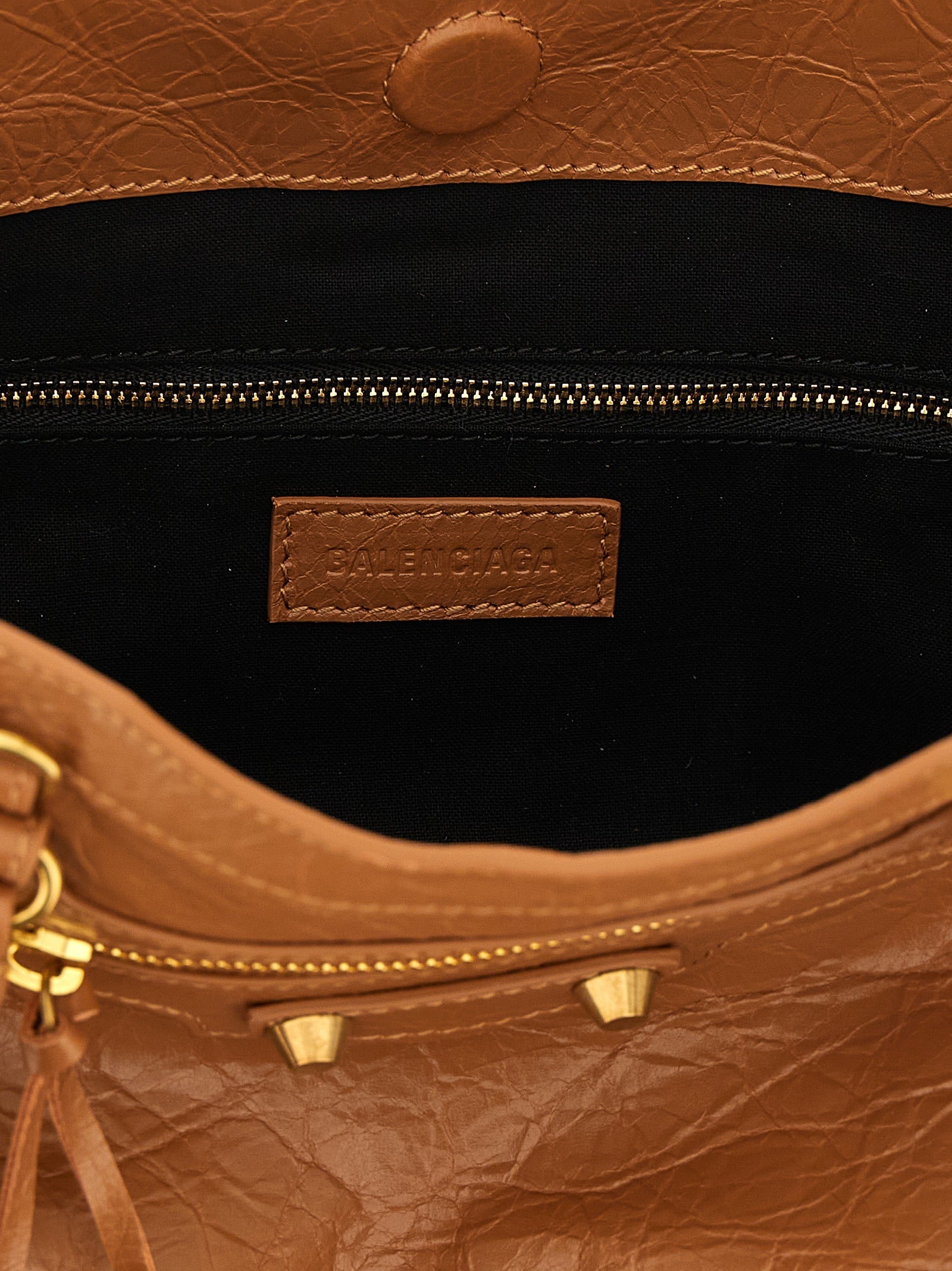 Balenciaga Brown Lamb Leather Tote Bag Balenciaga
