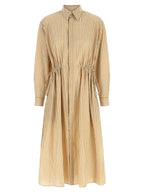 Polo Ralph Lauren Beige Cotton Midi Dress Polo Ralph Lauren