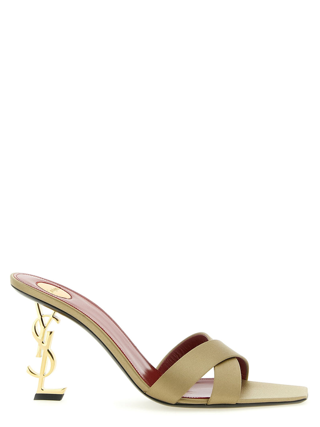 Saint Laurent Bicolor Viscose Stiletto Heel Sandals Saint Laurent