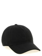 Saint Laurent Black Cotton Cap (Baseball Hat) Saint Laurent