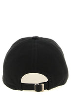 Saint Laurent Black Cotton Cap (Baseball Hat) Saint Laurent