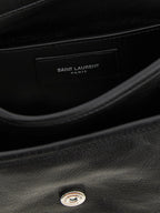 Saint Laurent Black Calfskin Crossbody Bag Saint Laurent