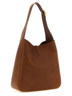Saint Laurent Brown Calfskin Shoulder Bag Saint Laurent