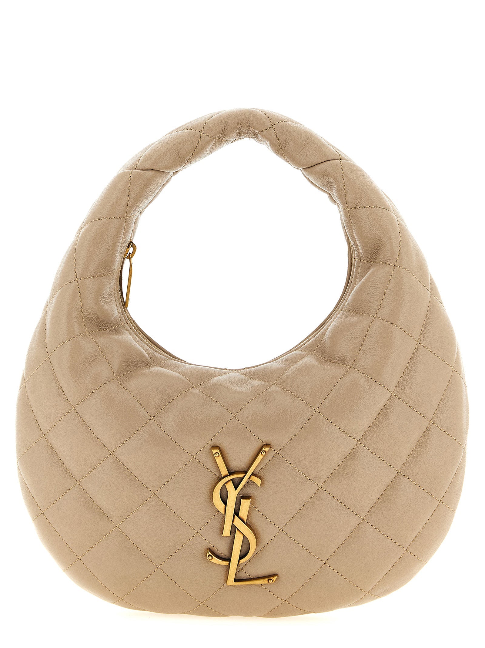 Saint Laurent Beige Lamb Leather Handbag Saint Laurent