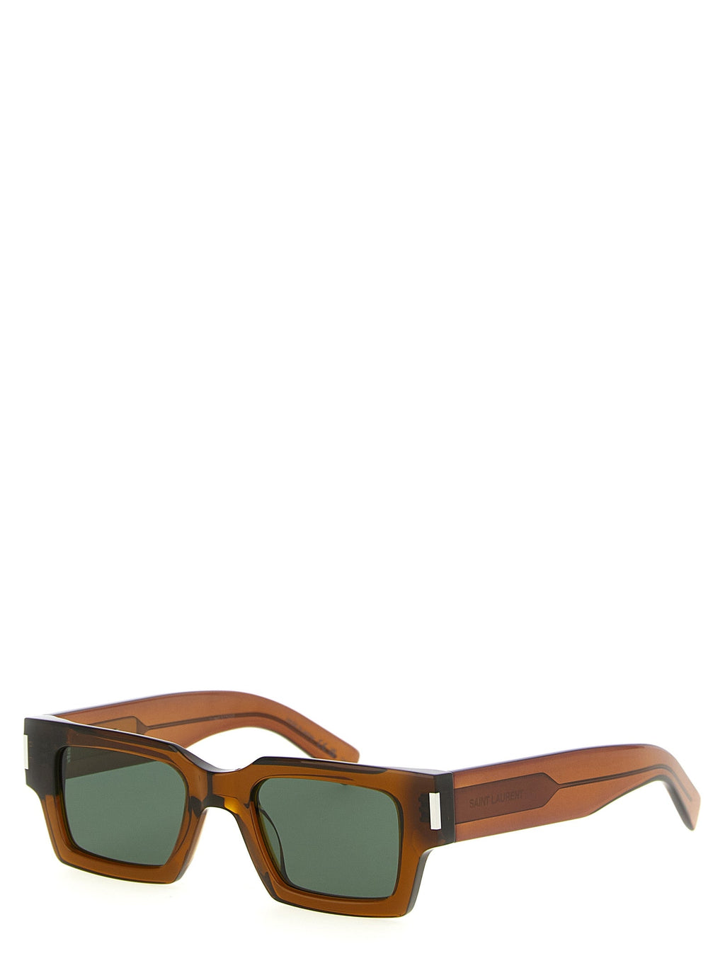 Saint Laurent Brown Acetate Sunglasses Saint Laurent