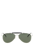 Saint Laurent Silver Acetate Sunglasses Saint Laurent