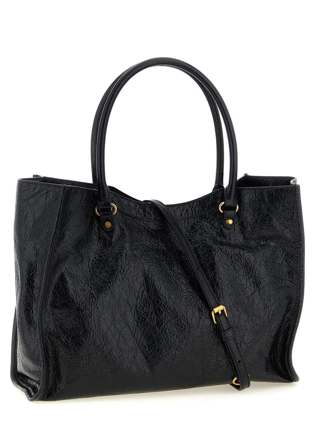 Balenciaga Black Lamb Leather Tote Bag Balenciaga