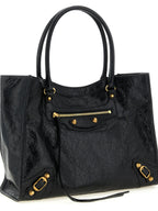 Balenciaga Black Lamb Leather Tote Bag Balenciaga