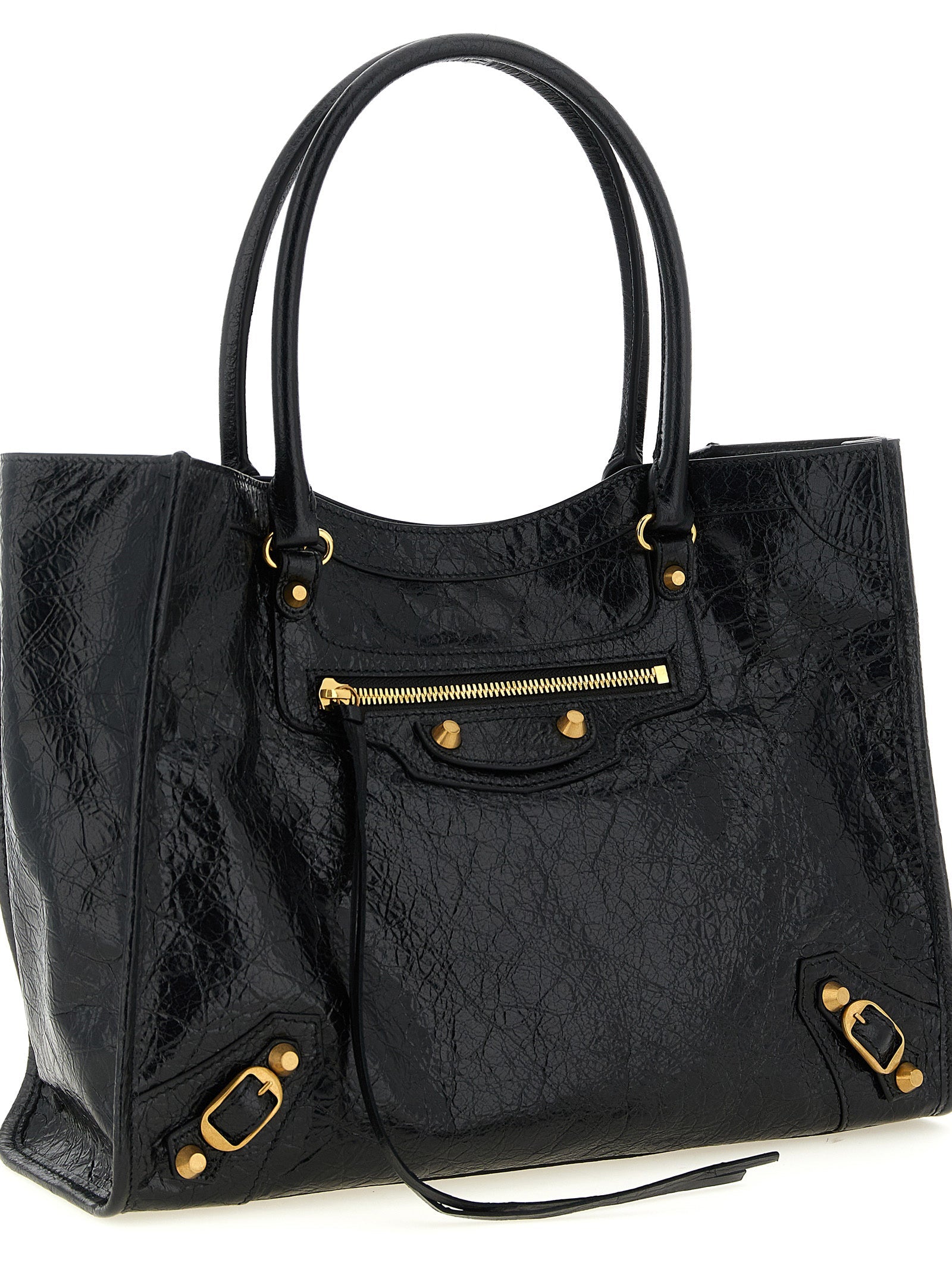 Balenciaga Black Lamb Leather Tote Bag Balenciaga