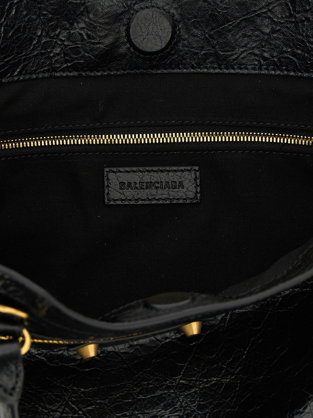 Balenciaga Black Lamb Leather Tote Bag Balenciaga