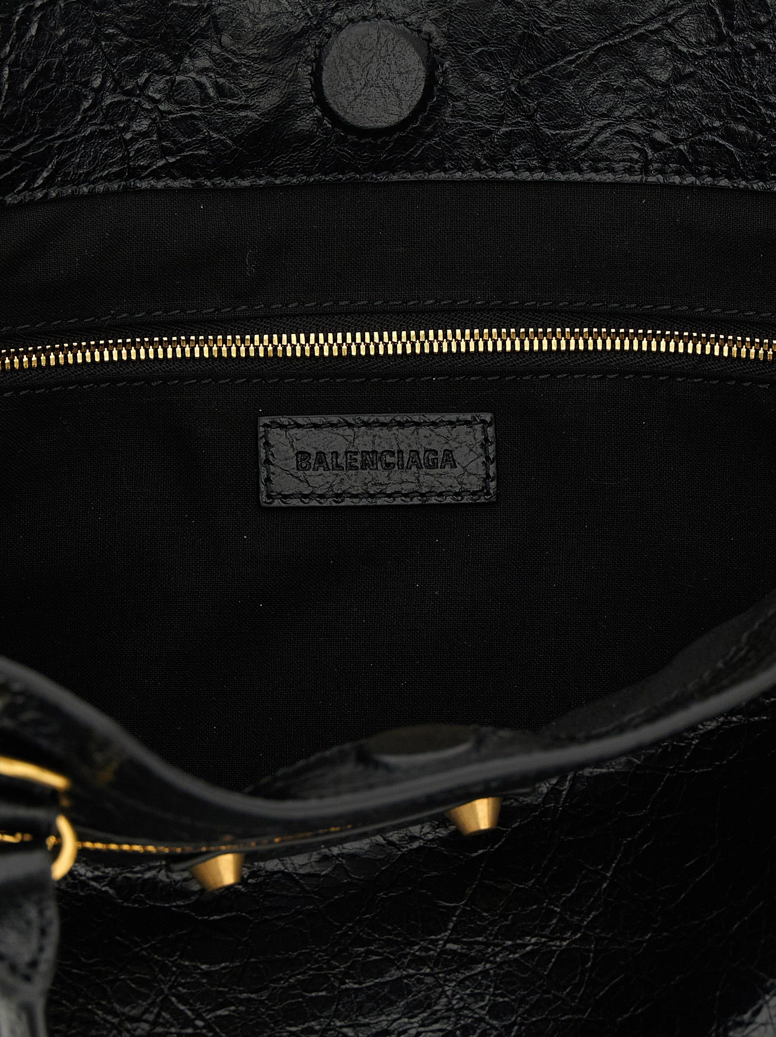 Balenciaga Black Lamb Leather Tote Bag Balenciaga