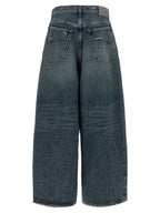 Balenciaga Blue Cotton Relaxed Fit Jeans Balenciaga