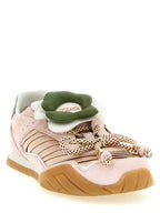 Fendi Multicolor Calfskin Athletic Sneakers Fendi