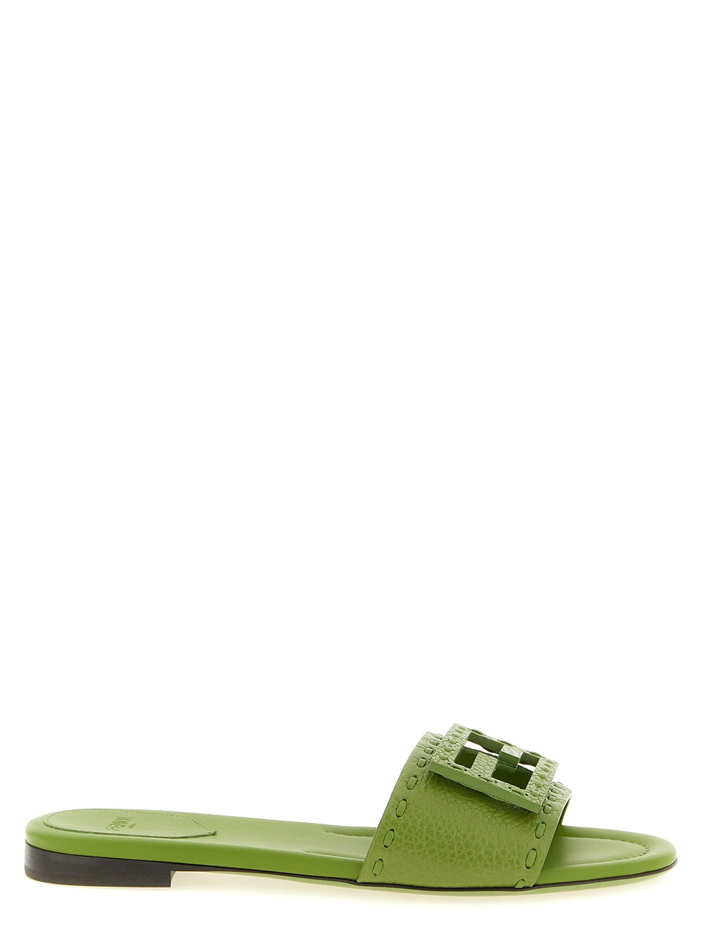 Fendi Bicolor Calfskin Slides Fendi