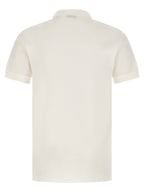 Burberry White Cotton Polo Shirt Burberry