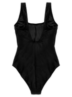 Polo Ralph Lauren Black Nylon One-Piece Swimsuit Polo Ralph Lauren