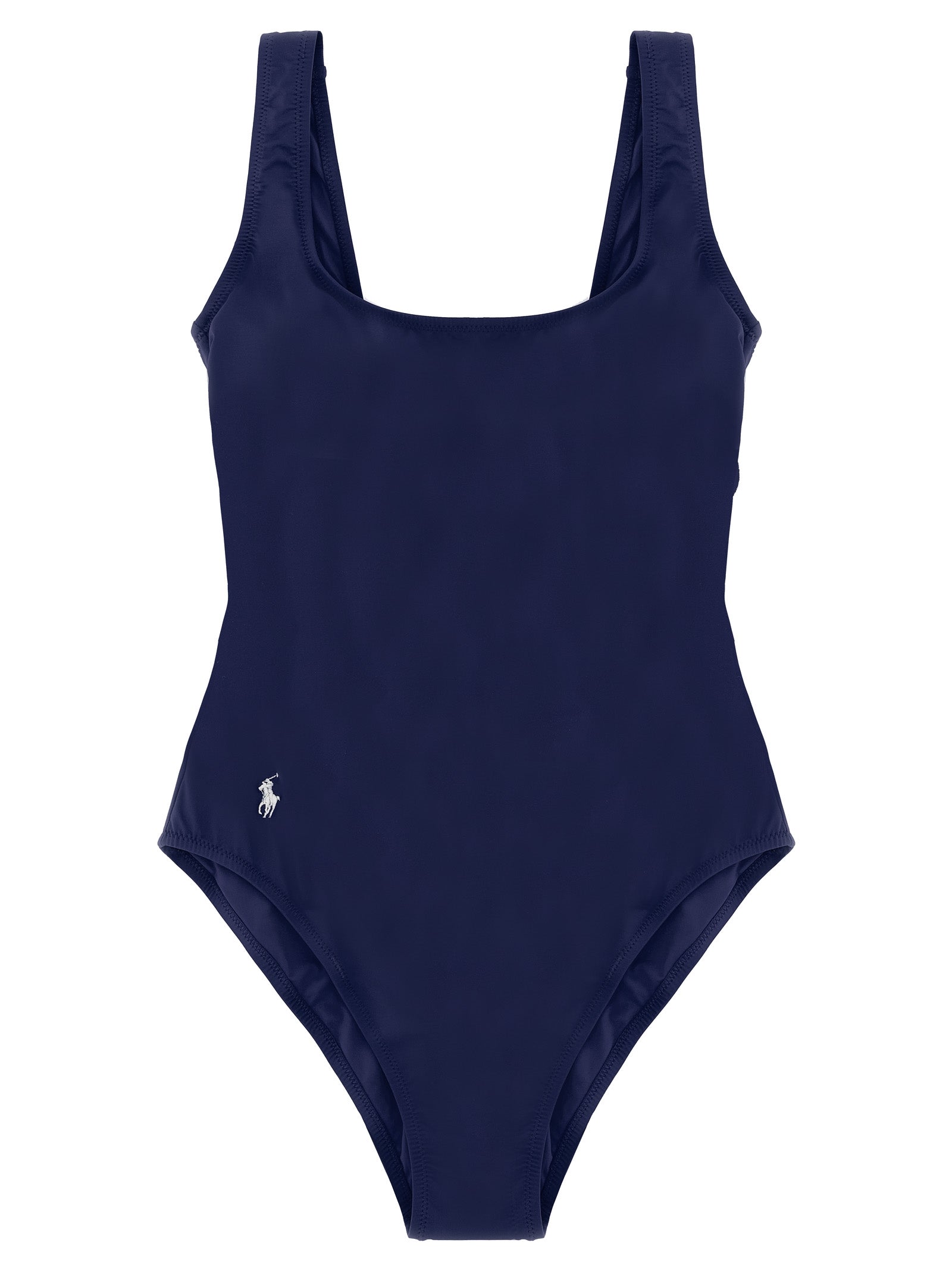 Polo Ralph Lauren Blue Nylon One-Piece Swimsuit Polo Ralph Lauren