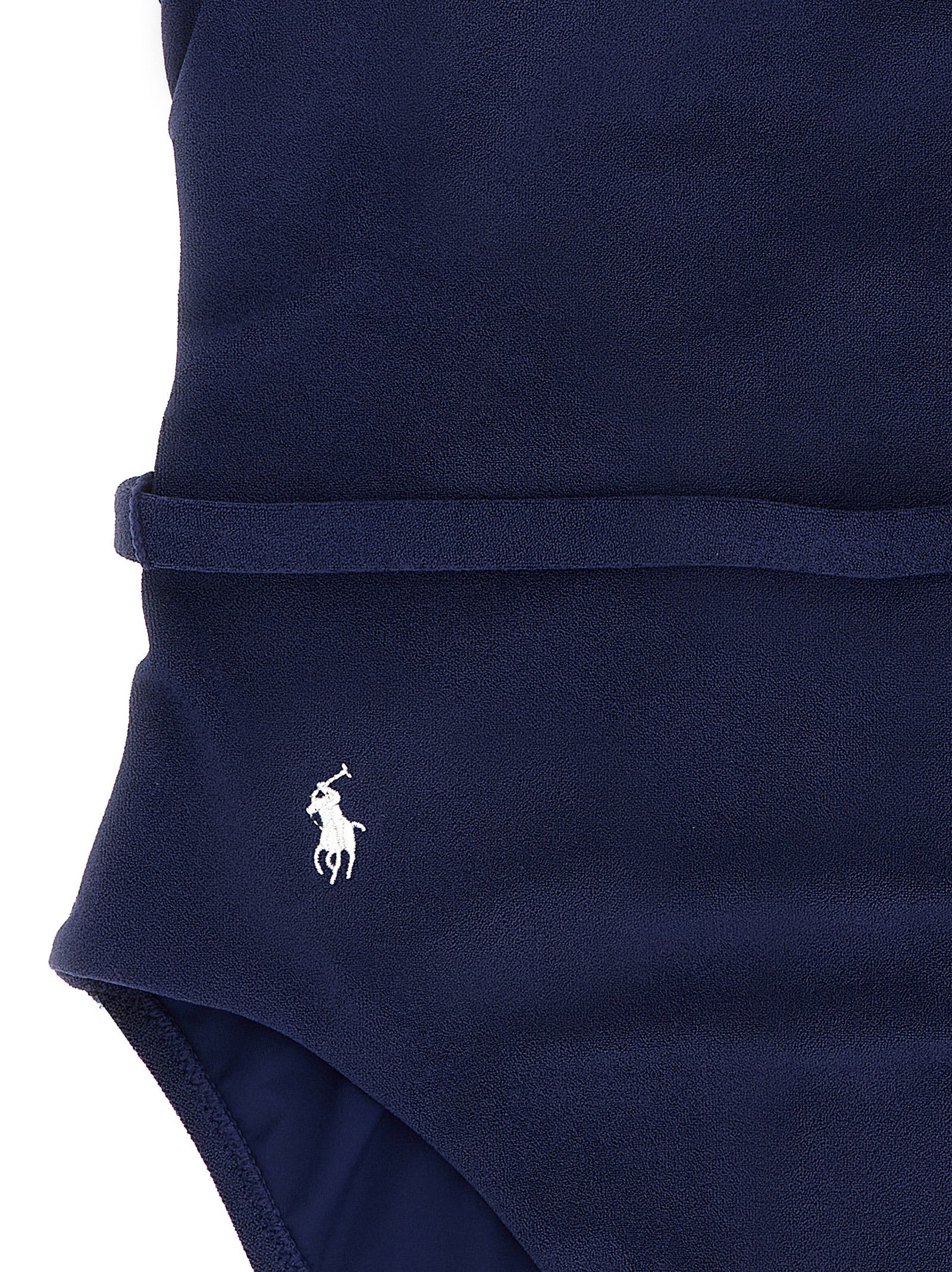 Polo Ralph Lauren Blue Polyester One-Piece Swimsuit Polo Ralph Lauren