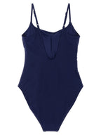 Polo Ralph Lauren Blue Nylon One-Piece Swimsuit Polo Ralph Lauren