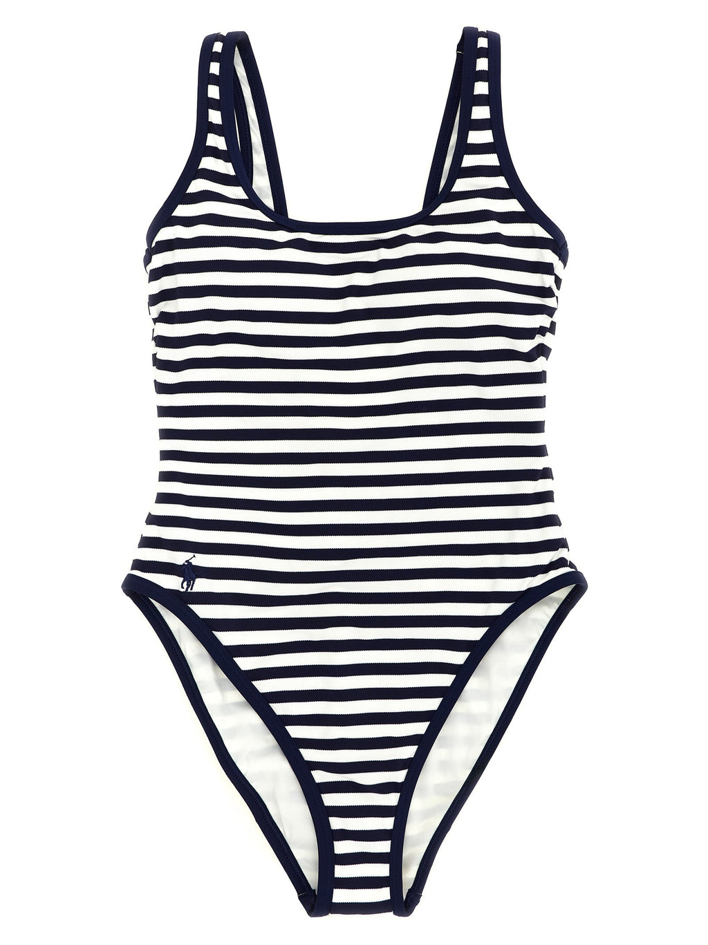 Polo Ralph Lauren Blue Nylon One-Piece Swimsuit Polo Ralph Lauren