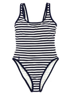 Polo Ralph Lauren Blue Nylon One-Piece Swimsuit Polo Ralph Lauren
