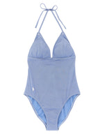 Polo Ralph Lauren Blue Nylon One-Piece Swimsuit Polo Ralph Lauren