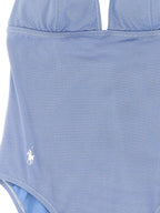 Polo Ralph Lauren Blue Nylon One-Piece Swimsuit Polo Ralph Lauren