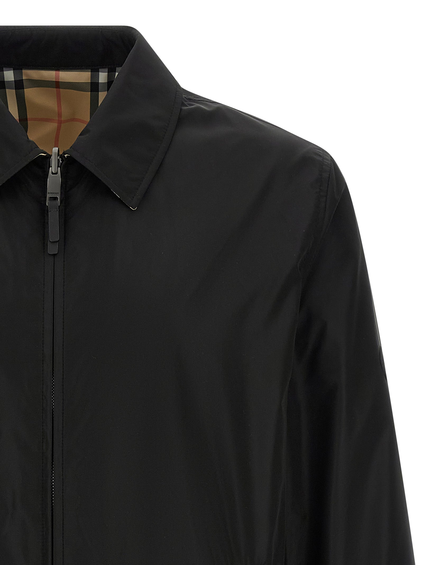 Burberry Black Polyamide Shell Jacket Burberry