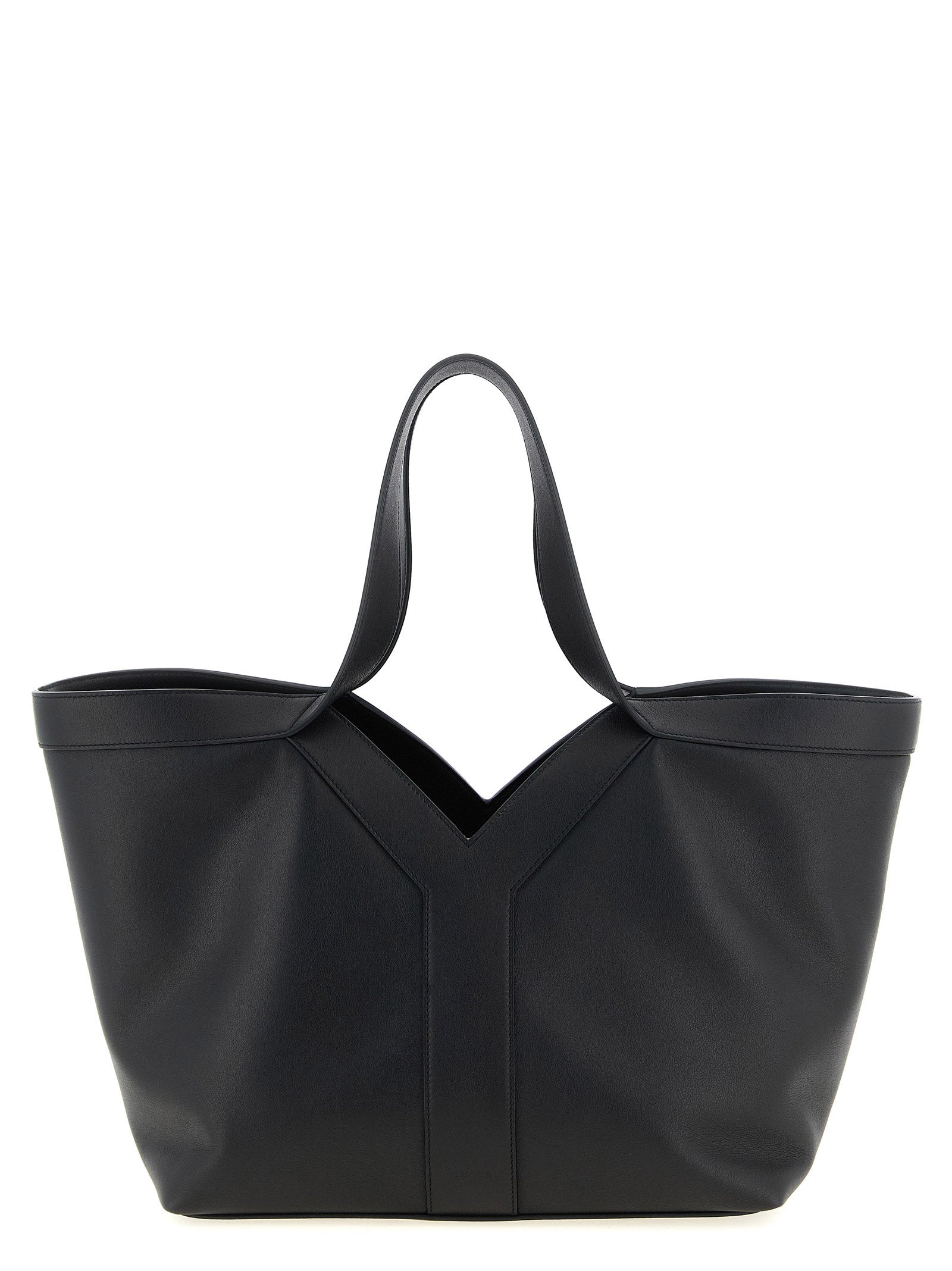 Saint Laurent Black Calfskin Tote Bag Saint Laurent
