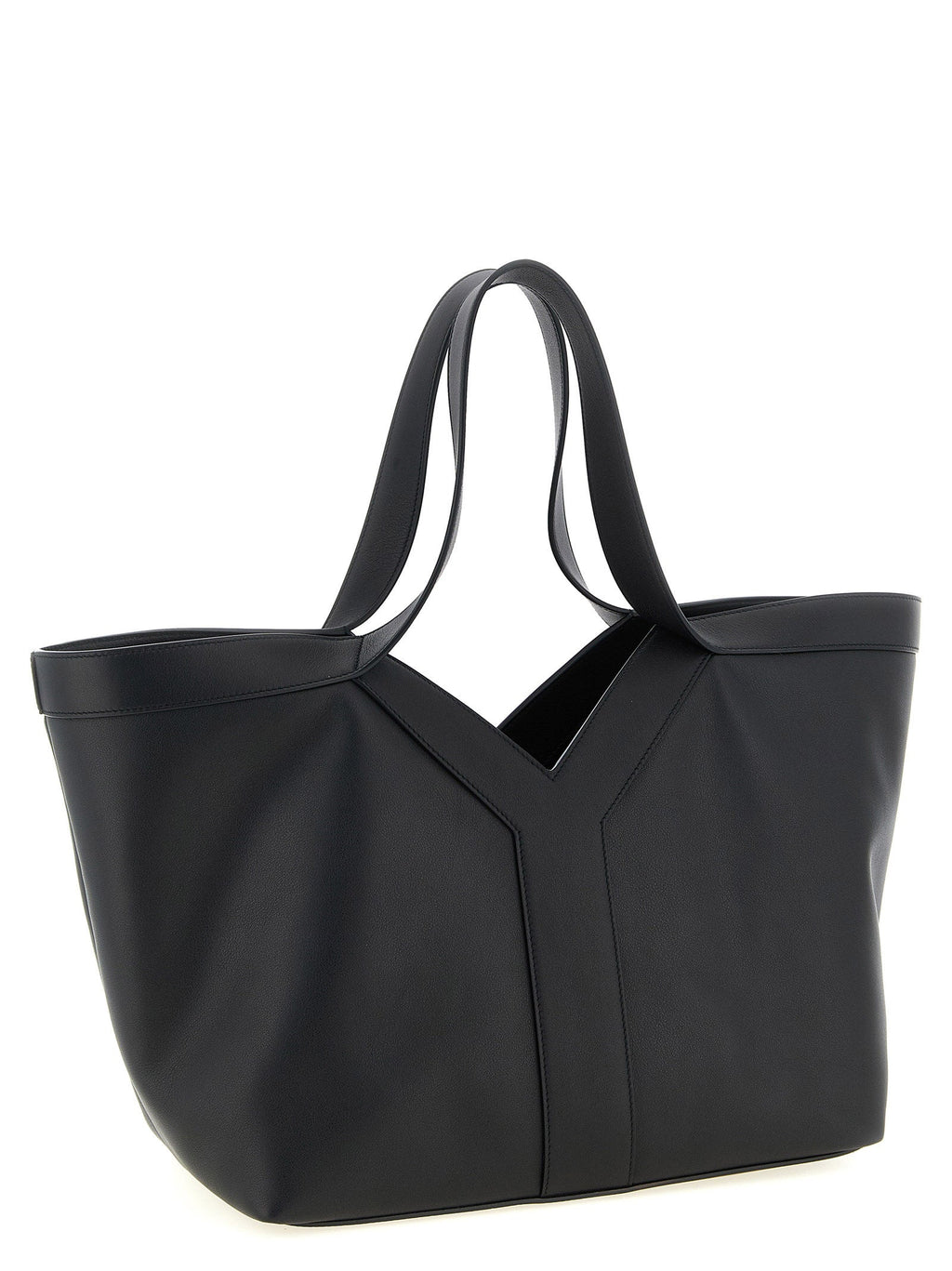 Saint Laurent Black Calfskin Tote Bag Saint Laurent