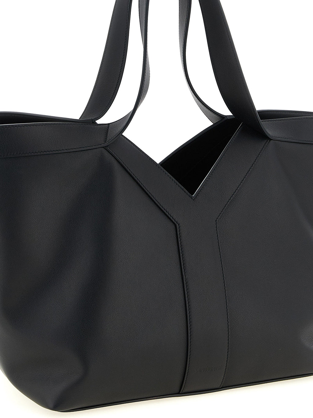 Saint Laurent Black Calfskin Tote Bag Saint Laurent