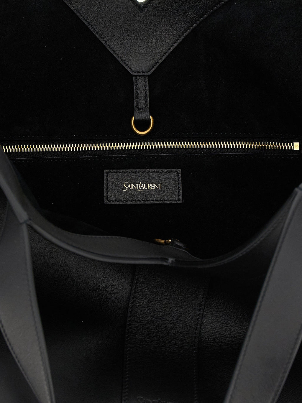 Saint Laurent Black Calfskin Tote Bag Saint Laurent