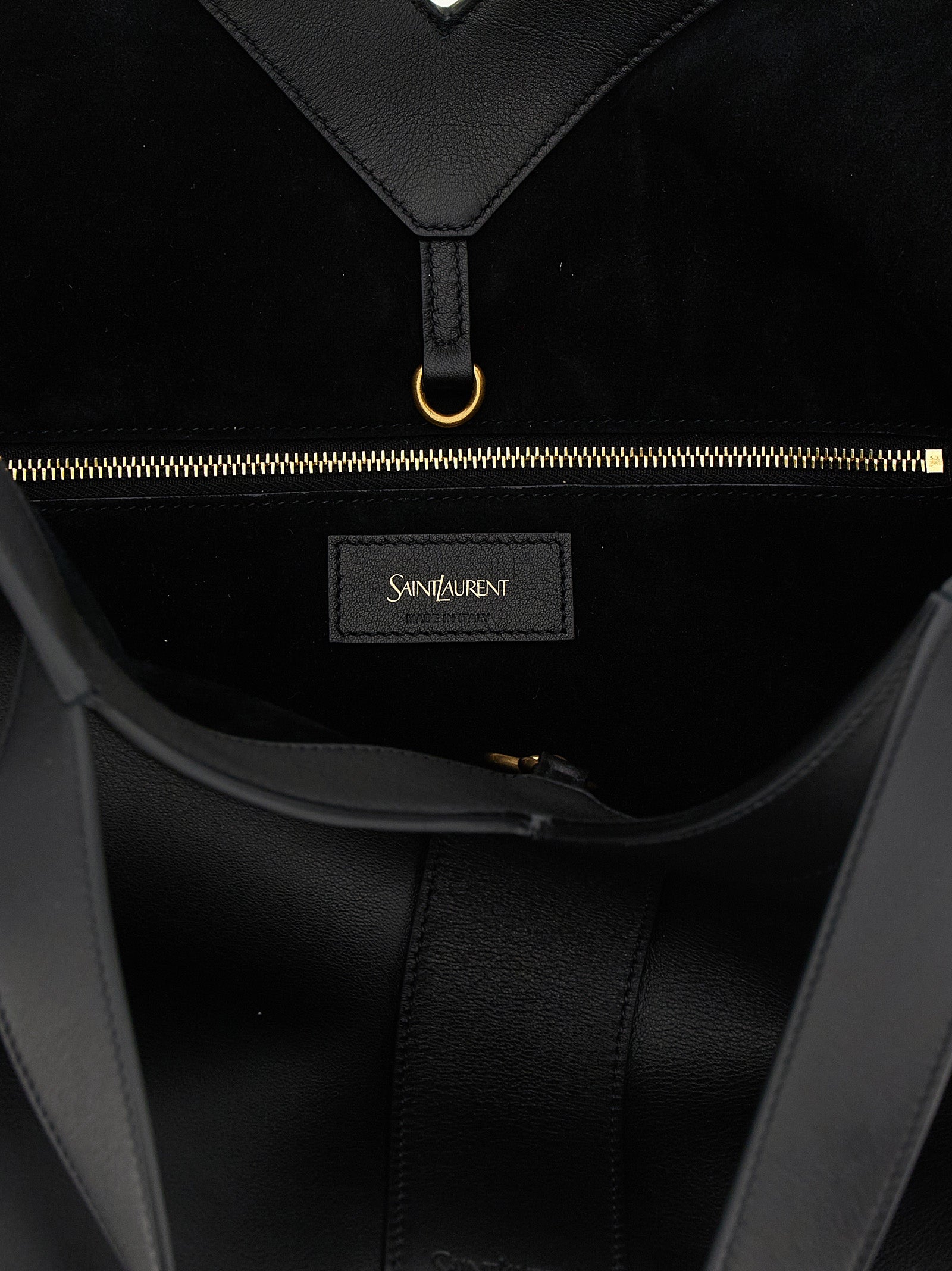 Saint Laurent Black Calfskin Tote Bag Saint Laurent