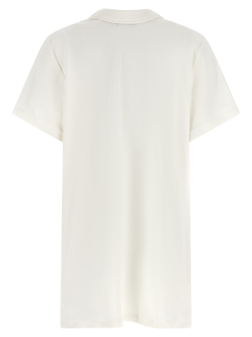 Polo Ralph Lauren White Organic Cotton Short Dress Polo Ralph Lauren