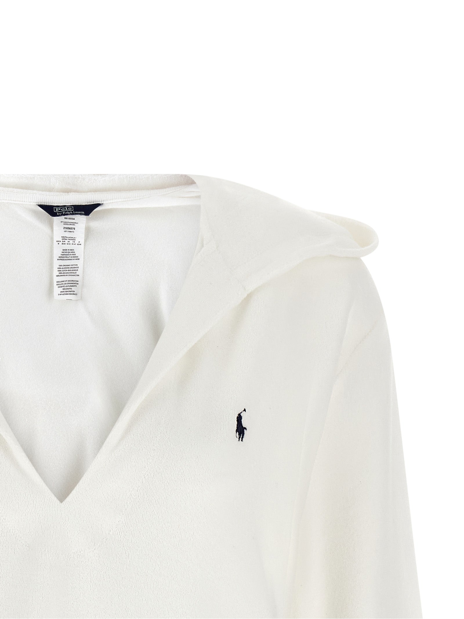 Polo Ralph Lauren White Organic Cotton Blouse Polo Ralph Lauren