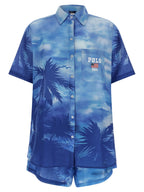 Polo Ralph Lauren Blue Cotton Shorts Polo Ralph Lauren